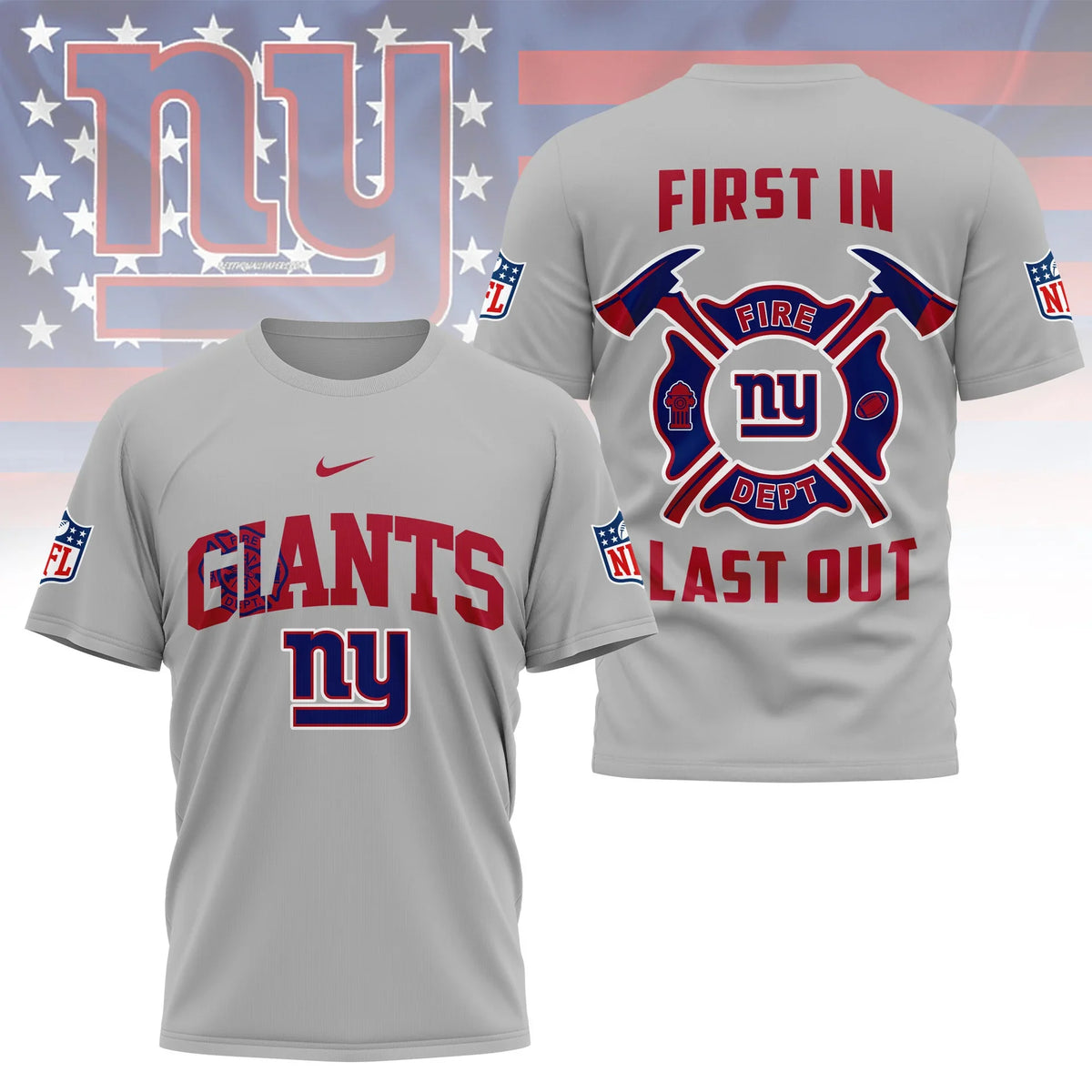 [SPECIAL OFFER] NEW CUSTOMIZED NFL32 NYG NEW YORK GIANTS T-SHIRT | MULTIPLE COLORS AVAILABLE