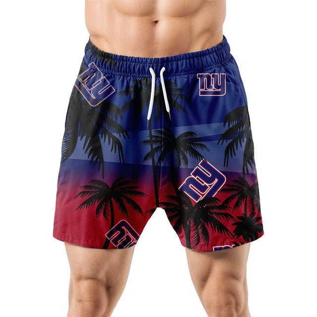 [SPECIAL OFFER] NEW CUSTOMIZED NFL32 NYG NEW YORK GIANTS UNISEX HAWAIIAN SHIRT & SHORTS SET