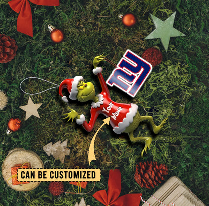 [SPECIAL OFFER] NEW CUSTOMIZED NFL32 NYG NEW YORK GIANTS CHRISTMAS ACRYLIC ORNAMENT