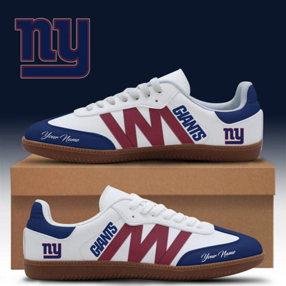 [SPECIAL OFFER] NEW CUSTOMIZED NFL32 NYG NEW YORK GIANTS CLASSIC SNEAKERS