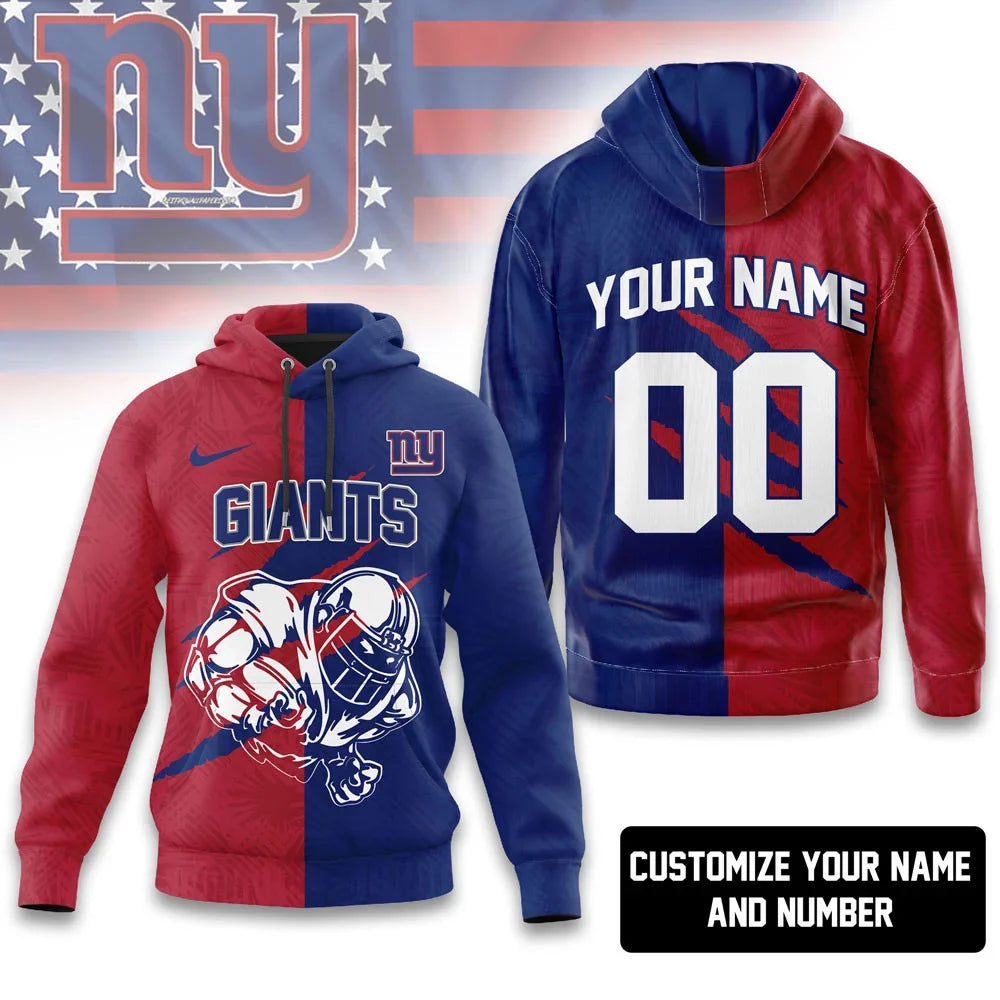 [SPECIAL OFFER] NEW CUSTOMIZED NFL32 NYG NEW YORK GIANTS T-SHIRT, HOODIE, ZIP HOODIE