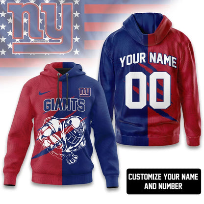 [SPECIAL OFFER] NEW CUSTOMIZED NFL32 NYG NEW YORK GIANTS T-SHIRT, HOODIE, ZIP HOODIE