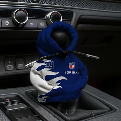 [SPECIAL OFFER] NEW CUSTOMIZED NFL32 NYG NEW YORK GIANTS CAR HOODIE SHIFT KNOB COVER