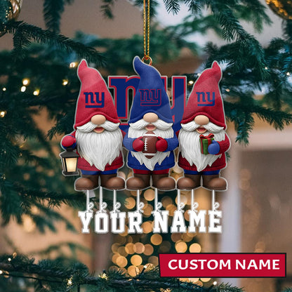 [SPECIAL OFFER] NEW CUSTOMIZED NFL32 NYG NEW YORK GIANTS CHRISTMAS ACRYLIC ORNAMENT
