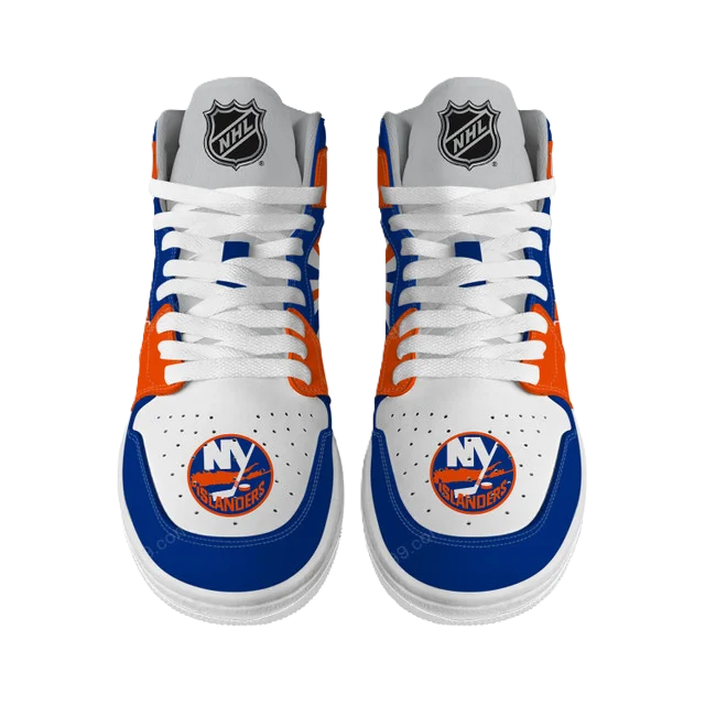 [SUPER SALE] NEW CUSTOMIZED NHL25 NY ISLANDERS AIR JORDAN SNEAKERS