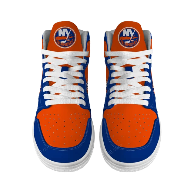 [SUPER SALE] NEW CUSTOMIZED NHL25 NY ISLANDERS AIR JORDAN SNEAKERS