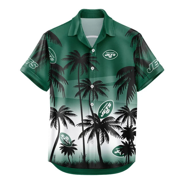 [SPECIAL OFFER] NEW CUSTOMIZED NFL25 NYJ NEW YORK JETS UNISEX HAWAIIAN SHIRT & SHORTS SET