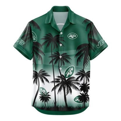 [SPECIAL OFFER] NEW CUSTOMIZED NFL25 NYJ NEW YORK JETS UNISEX HAWAIIAN SHIRT & SHORTS SET