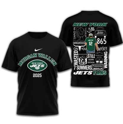 [SPECIAL OFFER] NEW CUSTOMIZED NFL25 NYJ NEW YORK JETS T-SHIRT | MULTIPLE COLORS AVAILABLE
