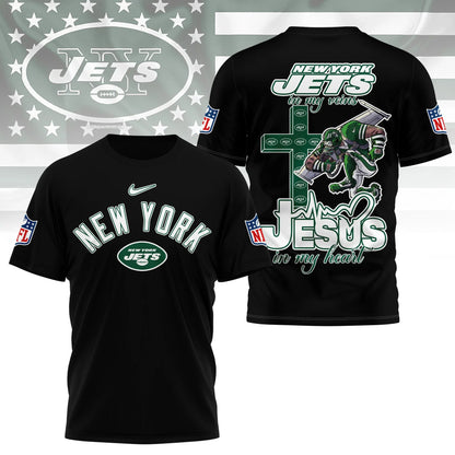 [SPECIAL OFFER] NEW CUSTOMIZED NFL25 NYJ NEW YORK JETS T-SHIRT | MULTIPLE COLORS AVAILABLE