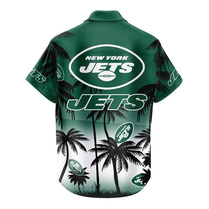 [SPECIAL OFFER] NEW CUSTOMIZED NFL25 NYJ NEW YORK JETS UNISEX HAWAIIAN SHIRT & SHORTS SET