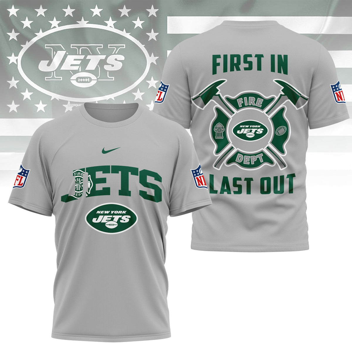 [SPECIAL OFFER] NEW CUSTOMIZED NFL25 NYJ NEW YORK JETS T-SHIRT | MULTIPLE COLORS AVAILABLE