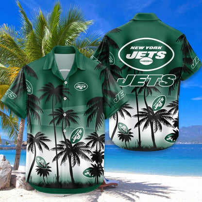 [SPECIAL OFFER] NEW CUSTOMIZED NFL25 NYJ NEW YORK JETS UNISEX HAWAIIAN SHIRT & SHORTS SET