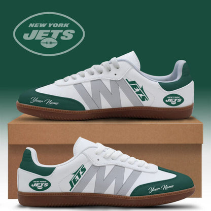 [SPECIAL OFFER] NEW CUSTOMIZED NFL25 NYJ NEW YORK JETS CLASSIC SNEAKERS