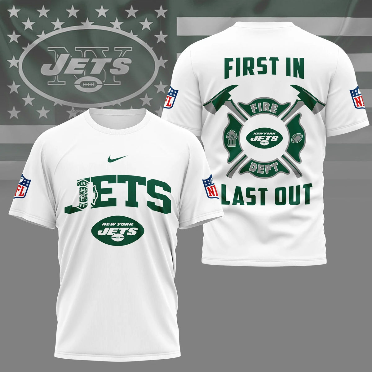 [SPECIAL OFFER] NEW CUSTOMIZED NFL25 NYJ NEW YORK JETS T-SHIRT | MULTIPLE COLORS AVAILABLE