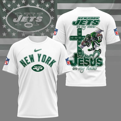 [SPECIAL OFFER] NEW CUSTOMIZED NFL25 NYJ NEW YORK JETS T-SHIRT | MULTIPLE COLORS AVAILABLE