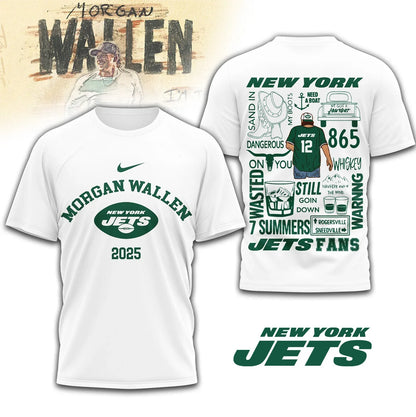 [SPECIAL OFFER] NEW CUSTOMIZED NFL25 NYJ NEW YORK JETS T-SHIRT | MULTIPLE COLORS AVAILABLE