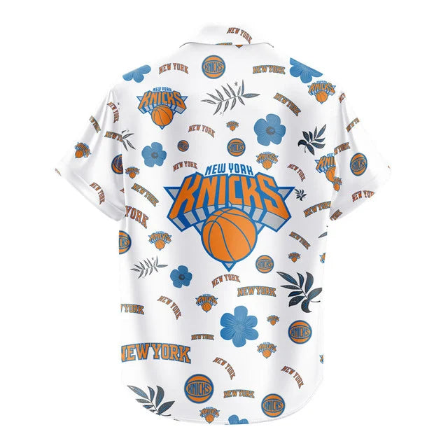 [HOT DEAL] NEW CUSTOMIZED NBA04 NYK NEW YORK KNICKS UNISEX HAWAIIAN SHIRT & SHORTS SET