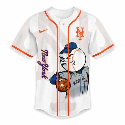 [FLASH SALE] NEW CUSTOMIZED MLB17 NY METS BASEBALL JERSEY