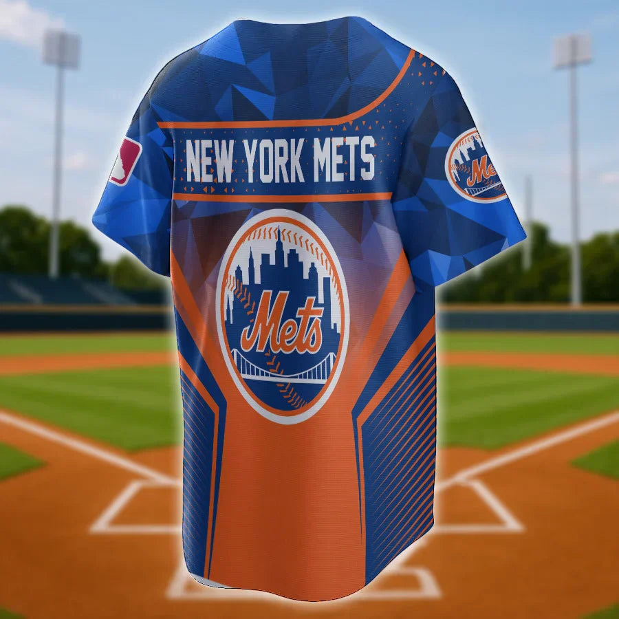 [FLASH SALE] NEW CUSTOMIZED MLB17 NY METS BASEBALL JERSEY