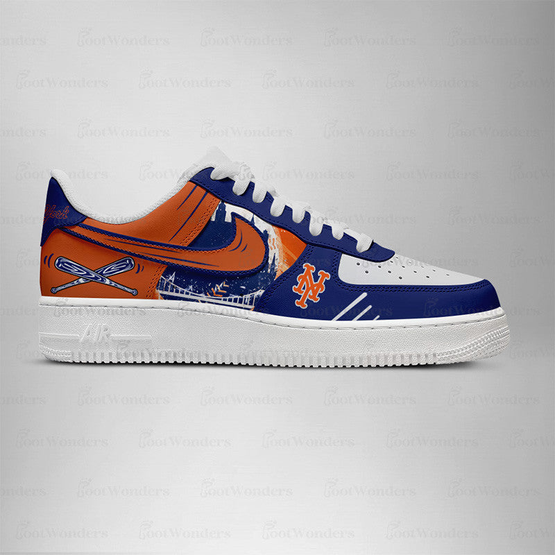[FLASH SALE] NEW CUSTOMIZED MLB17 NY METS AF1 SHOES