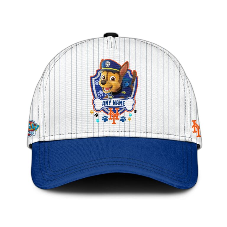 [FLASH SALE] NEW CUSTOMIZED MLB17 NYM NEW YORK METS x PAW PATROL BASEBALL JERSEY & CAP