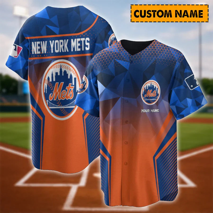 [FLASH SALE] NEW CUSTOMIZED MLB17 NY METS BASEBALL JERSEY