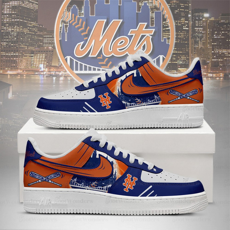 [FLASH SALE] NEW CUSTOMIZED MLB17 NY METS AF1 SHOES