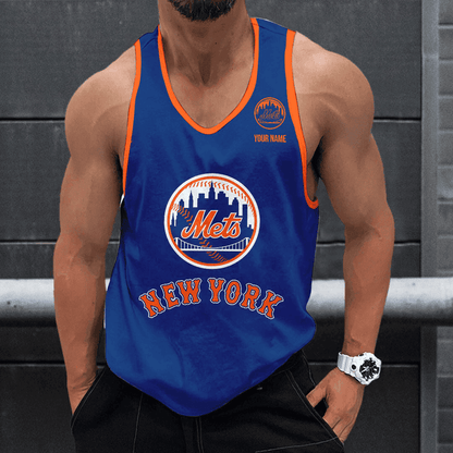 [FLASH SALE] NEW CUSTOMIZED MLB17 NEW YORK METS UNISEX TANK TOP