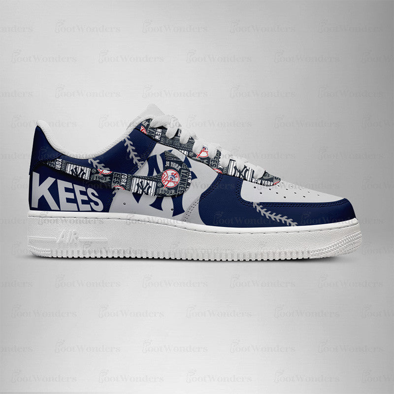 [FLASH SALE] NEW CUSTOMIZED MLB01 NY YANKEES AF1 SHOES