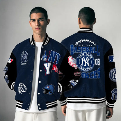 [FLASH SALE] NEW CUSTOMIZED MLB01 NYY NEW YORK YANKEES UNISEX T-SHIRT, POLO, HOODIE & JACKETS