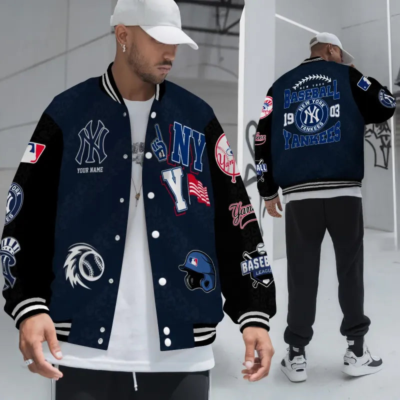 [FLASH SALE] NEW CUSTOMIZED MLB01 NYY NEW YORK YANKEES UNISEX T-SHIRT, POLO, HOODIE & JACKETS