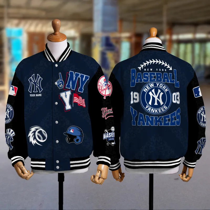 [FLASH SALE] NEW CUSTOMIZED MLB01 NYY NEW YORK YANKEES UNISEX T-SHIRT, POLO, HOODIE & JACKETS