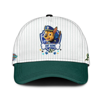 [FLASH SALE] NEW CUSTOMIZED MLB23 OAS OAKLAND ATHLETICS x PAW PATROL BASEBALL JERSEY & CAP