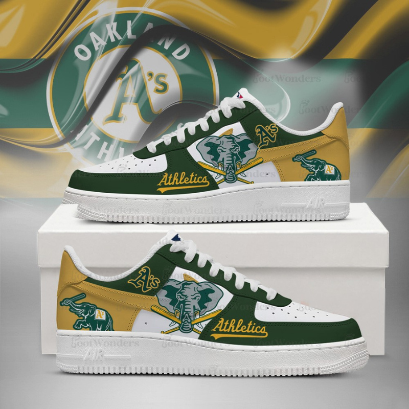 [FLASH SALE] NEW CUSTOMIZED MLB23 OL ATHLETICS AF1 SHOES