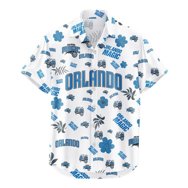 [HOT DEAL] NEW CUSTOMIZED NBA15 OMA ORLANDO MAGIC UNISEX HAWAIIAN SHIRT & SHORTS SET
