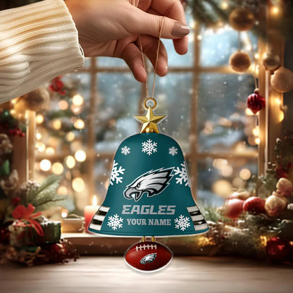 [SPECIAL OFFER] NEW CUSTOMIZED NFL02 PPE PHILADELPHIA EAGLES CHRISTMAS ACRYLIC ORNAMENT