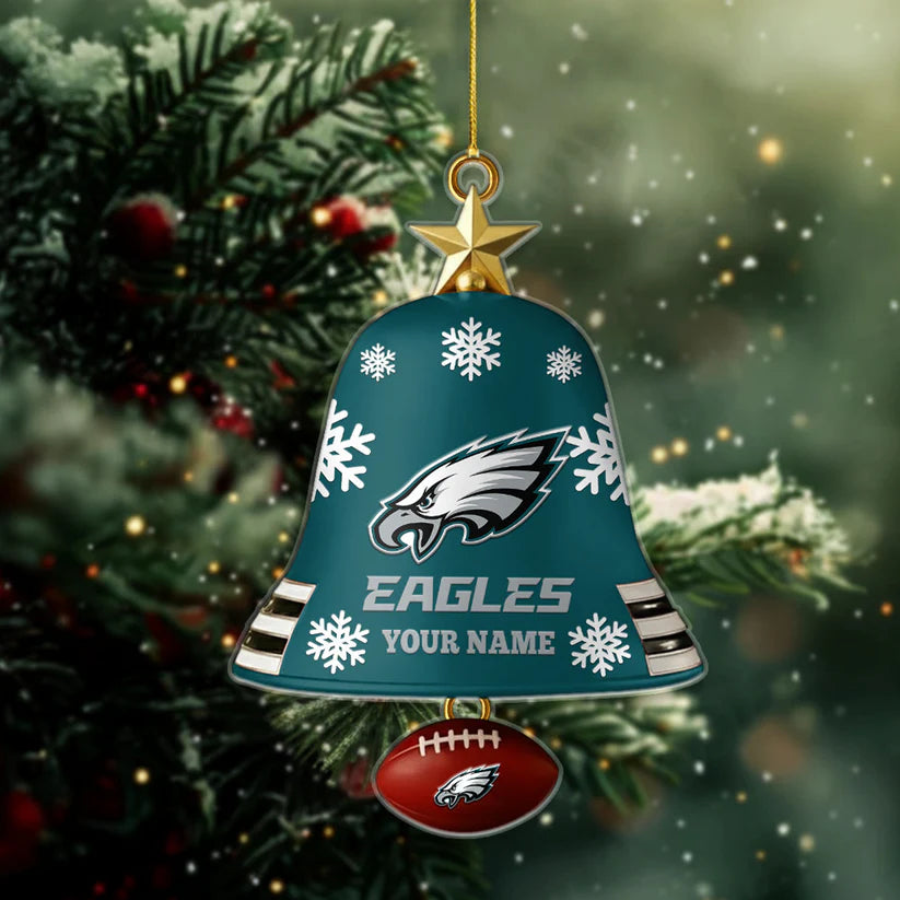 [SPECIAL OFFER] NEW CUSTOMIZED NFL02 PPE PHILADELPHIA EAGLES CHRISTMAS ACRYLIC ORNAMENT
