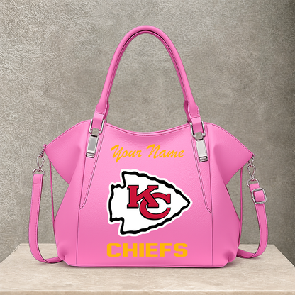 [SPECIAL OFFER] NEW CUSTOMIZED NFL01 KCC KANSAS CITY CHIEFS SHOULDER HANDBAG