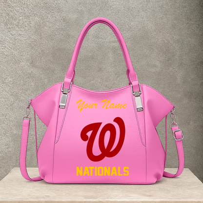 [FLASH SALE] NEW CUSTOMIZED MLB28 WNS WASHINGTON NATIONALS SHOULDER HANDBAG