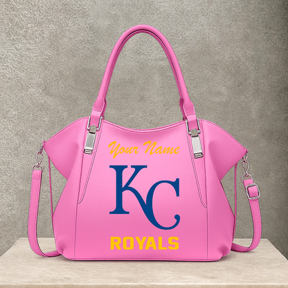 [FLASH SALE] NEW CUSTOMIZED MLB19 KCR KANSAS CITY ROYALS SHOULDER HANDBAG