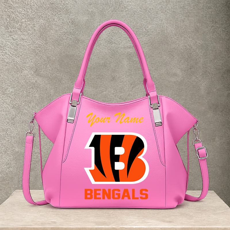 [SPECIAL OFFER] NEW CUSTOMIZED NFL16 CCB CINCINNATI BENGALS SHOULDER HANDBAG