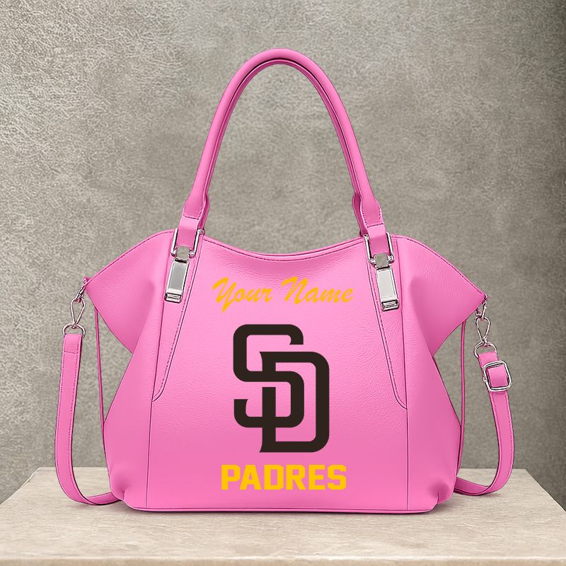 [FLASH SALE] NEW CUSTOMIZED MLB18 SDP SAN DIEGO PADRES SHOULDER HANDBAG