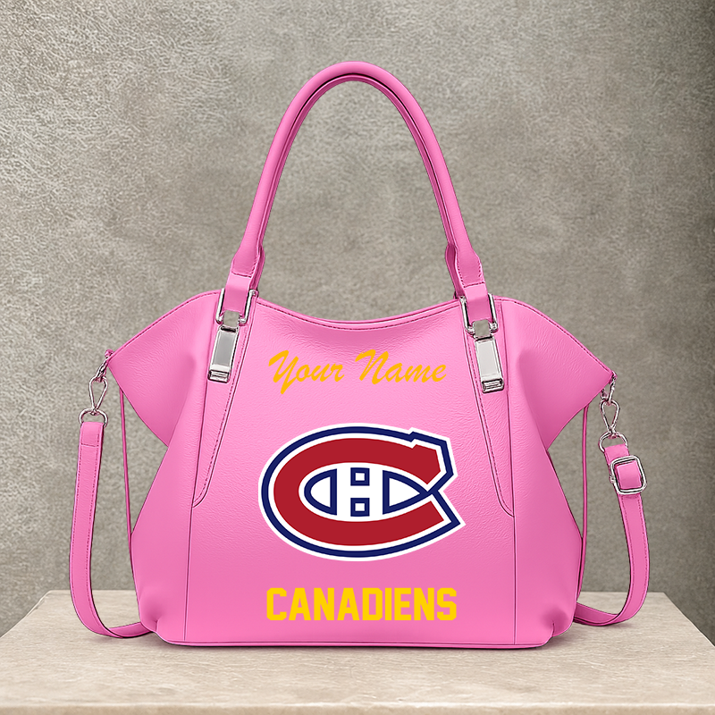 [SUPER SALE] NEW CUSTOMIZED NHL11 MCD MONTREAL CANADIENS SHOULDER HANDBAG