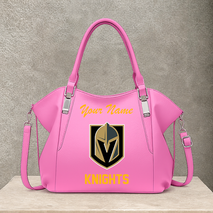 [SUPER SALE] NEW CUSTOMIZED NHL04 VGK VEGAS GOLDEN KNIGHTS SHOULDER HANDBAG
