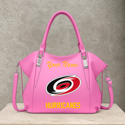 [SUPER SALE] NEW CUSTOMIZED NHL07 CLH CAROLINA HURRICANES SHOULDER HANDBAG