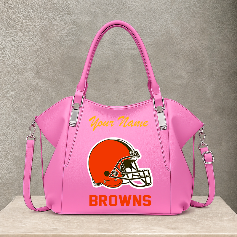 [SPECIAL OFFER] NEW CUSTOMIZED NFL29 CLB CLEVELAND BROWNS SHOULDER HANDBAG