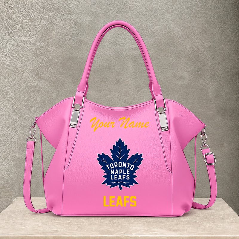 [SUPER SALE] NEW CUSTOMIZED NHL23 TML TORONTO MAPLE LEAFS SHOULDER HANDBAG