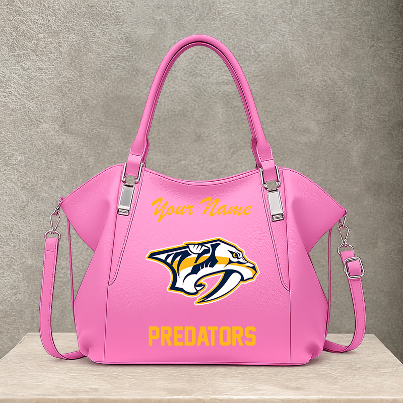 [SUPER SALE] NEW CUSTOMIZED NHL31 NVP NASHVILLE PREDATORS SHOULDER HANDBAG