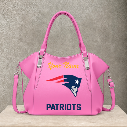[SPECIAL OFFER] NEW CUSTOMIZED NFL27 NEP NEW ENGLAND PATRIOTS SHOULDER HANDBAG